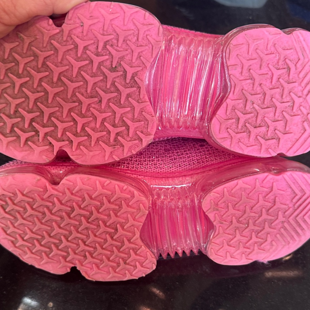 Sparkling Pink Kids Shoes - Picture 5 of 6